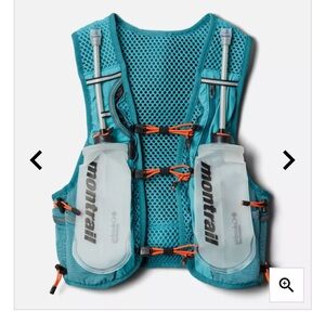Columbia Montrail Blue Running / Hiking Vest RARE -discontinued item